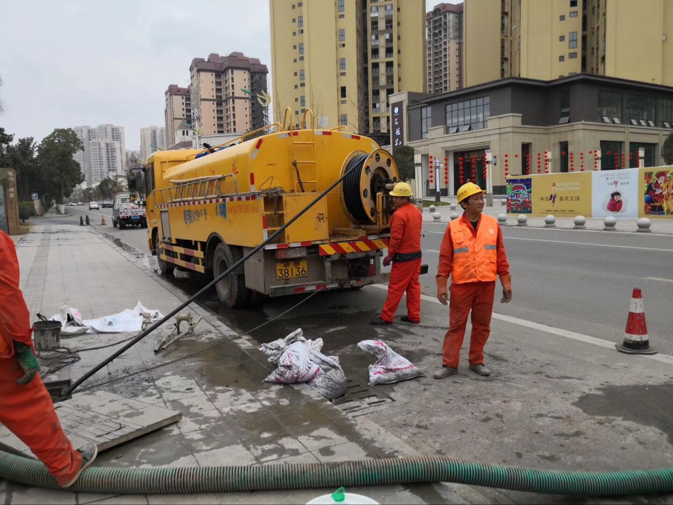 陇县排污管道清淤-管道清洗